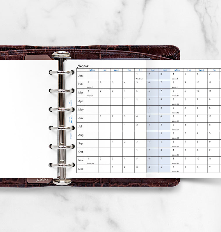 filofax-planner-annuale-orizzontale-pocket-inglese-2027 image 2