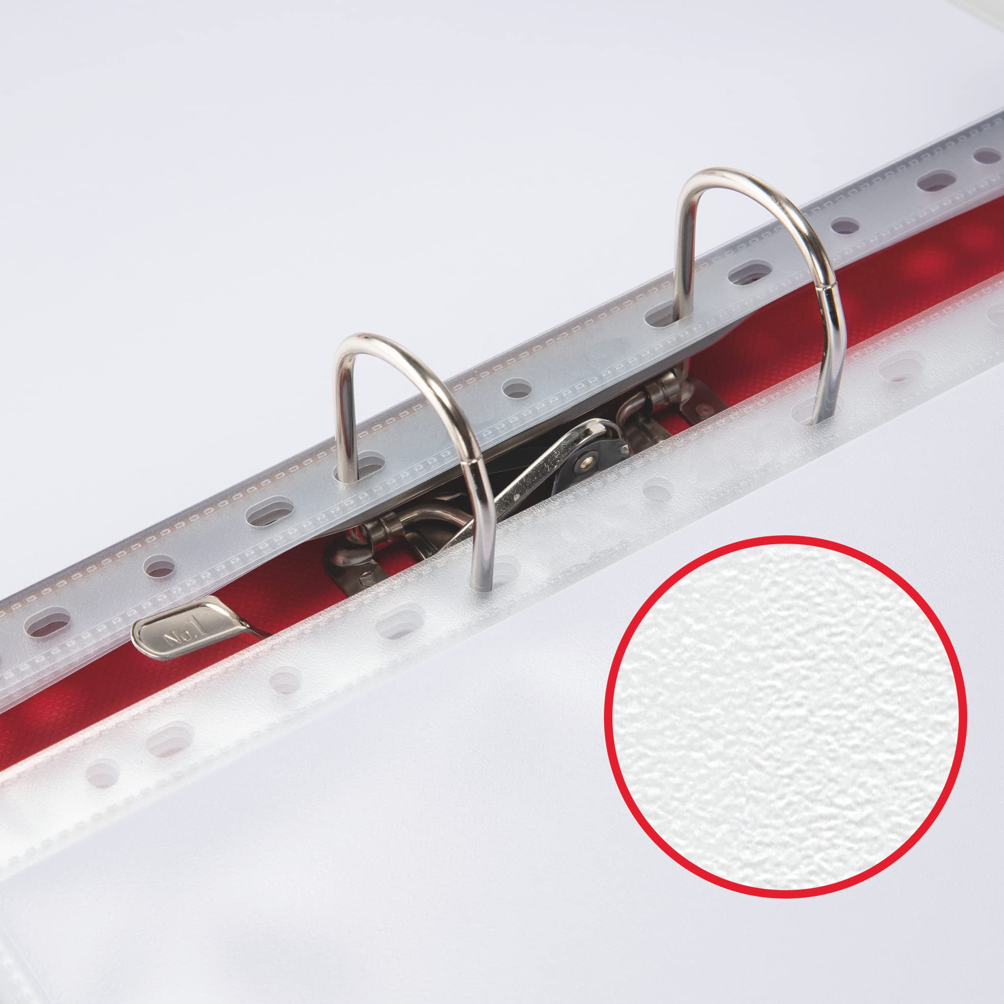 esselte-buste-perforate-a3-trasparenti-opache-85-mic-conf-50-pz image 4