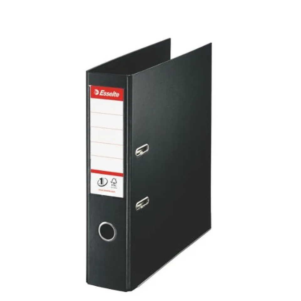 esselte-raccoglitore-a-leva-a4-nero-dorso-7-5-cm-in-plastica image 1