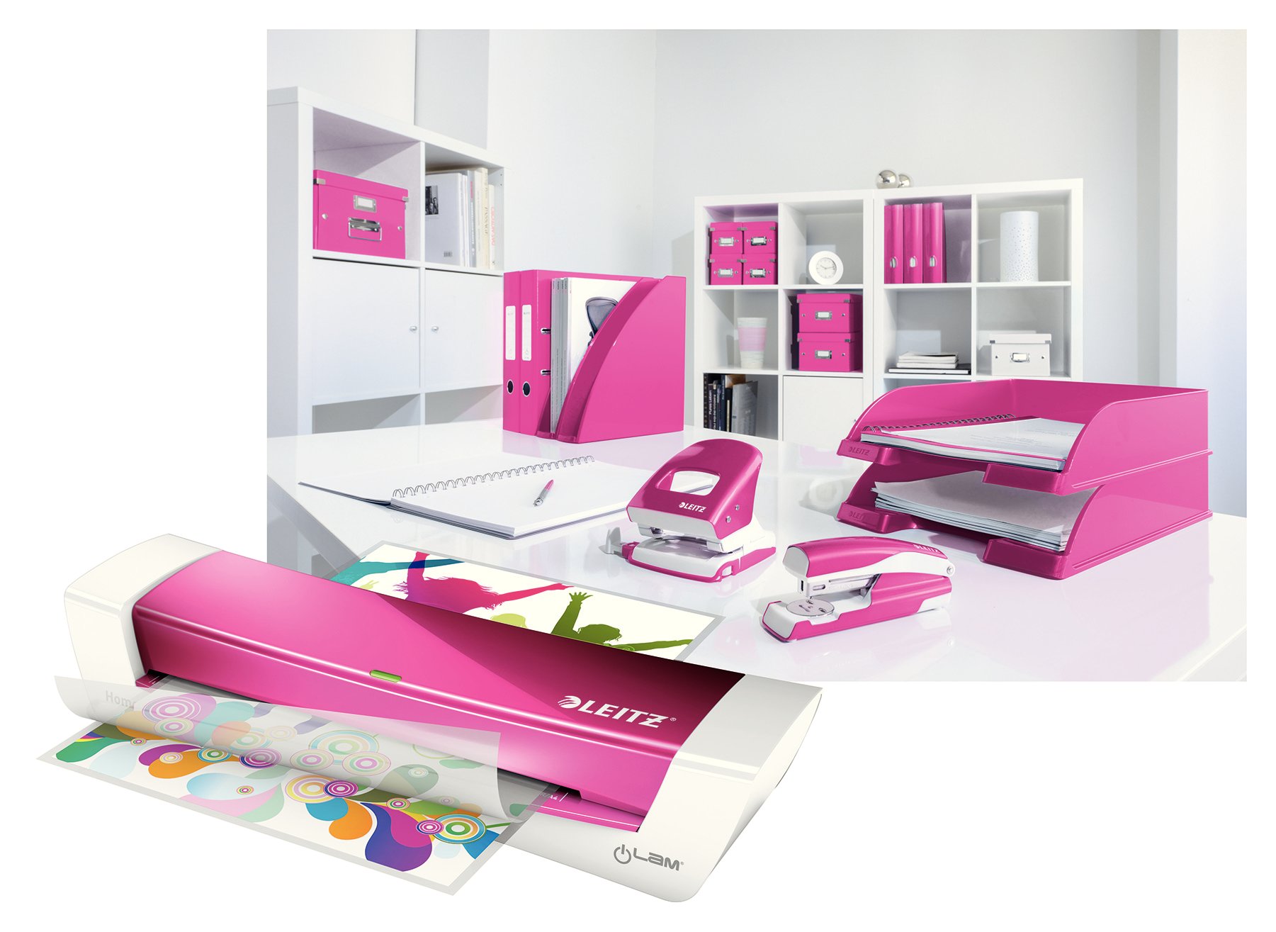 leitz-ilam-plastificatrice-home-office-a4-fucsia-metallizzato image 6