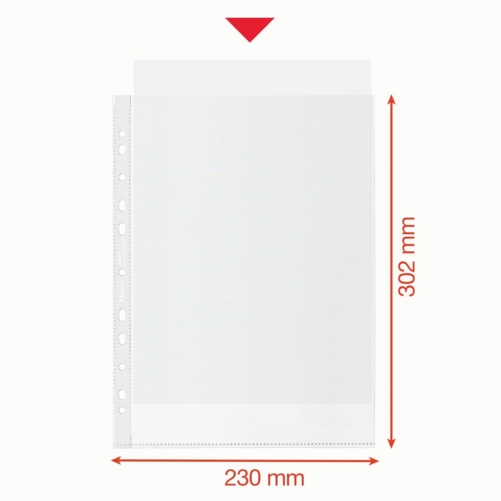 esselte-office-buste-perforate-riciclate-a4-antiriflesso-70-micron-conf-20-pezzi image 4