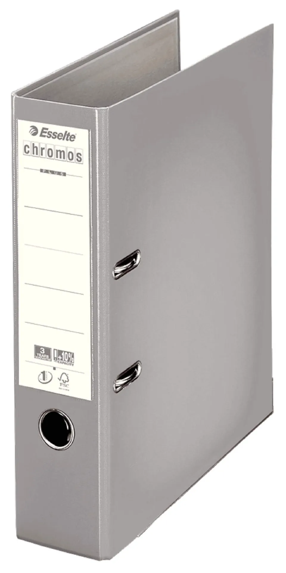 esselte-d80-raccoglitore-a-leva-grigio-a4 image 1