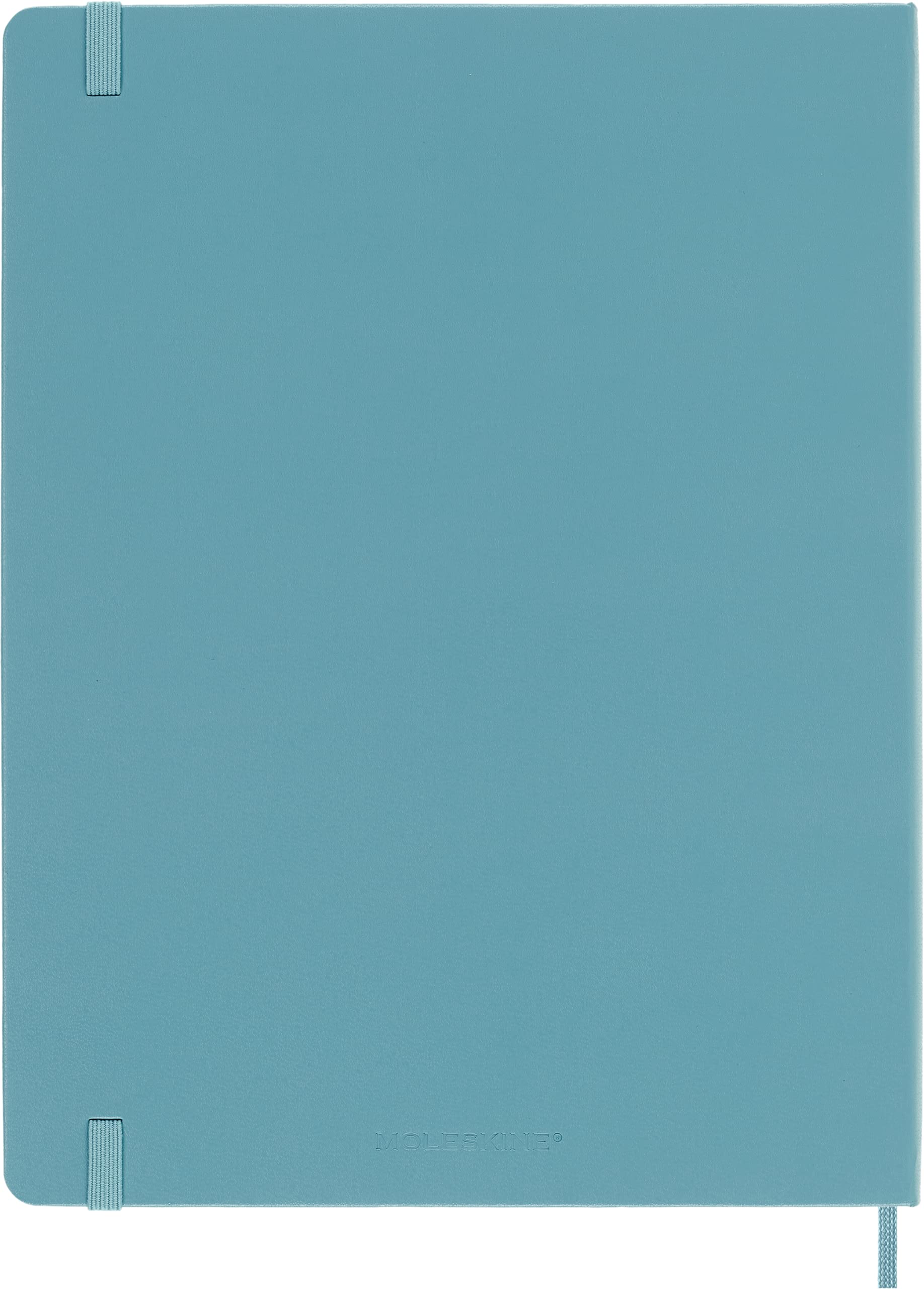 moleskine-classic-notebook-xl-19x25-cm-azzurro-pagine-bianche-192-pagine image 2