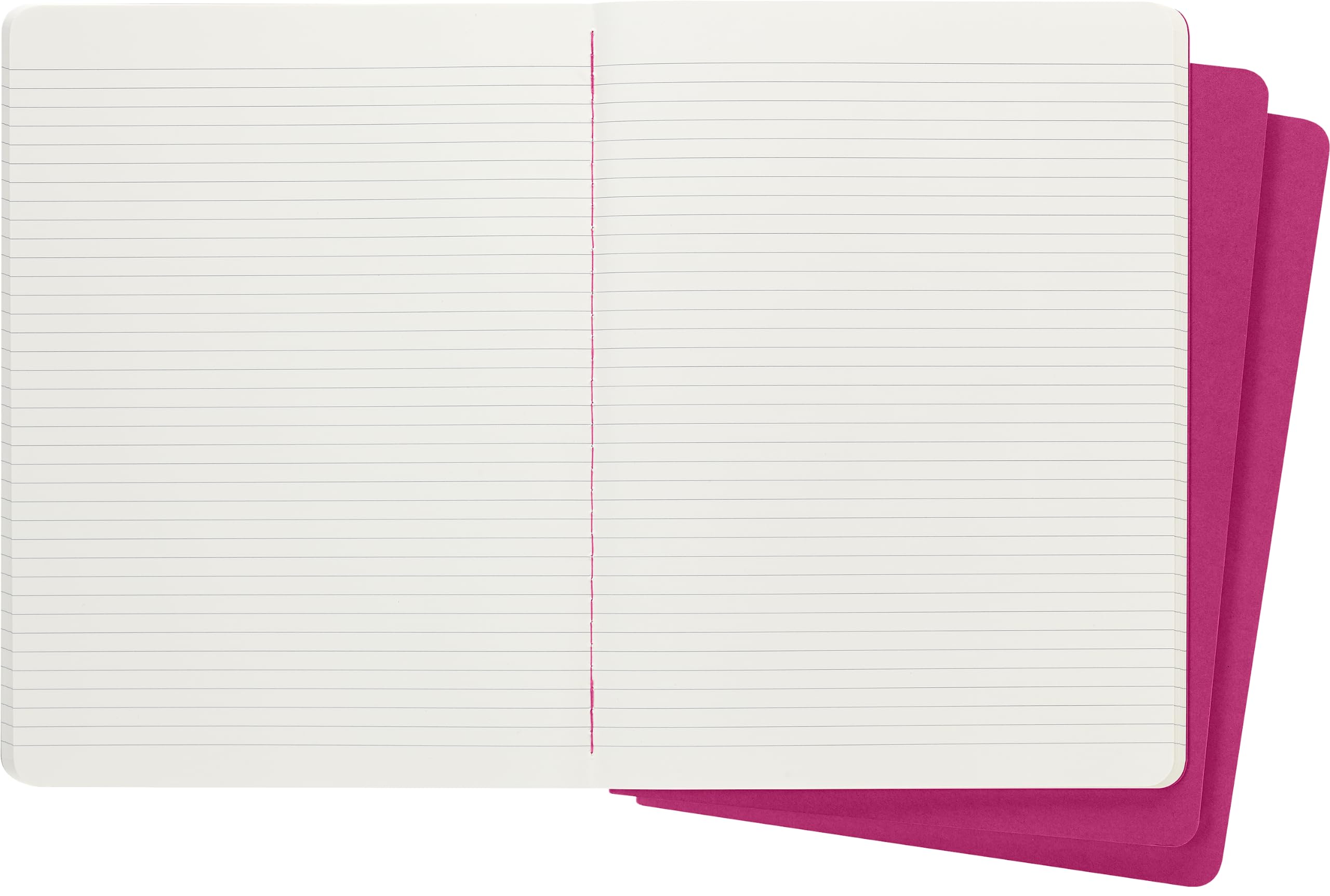 moleskine-cahier-journal-extra-large-19x25-cm-righe-rosa-set-3-quaderni image 3