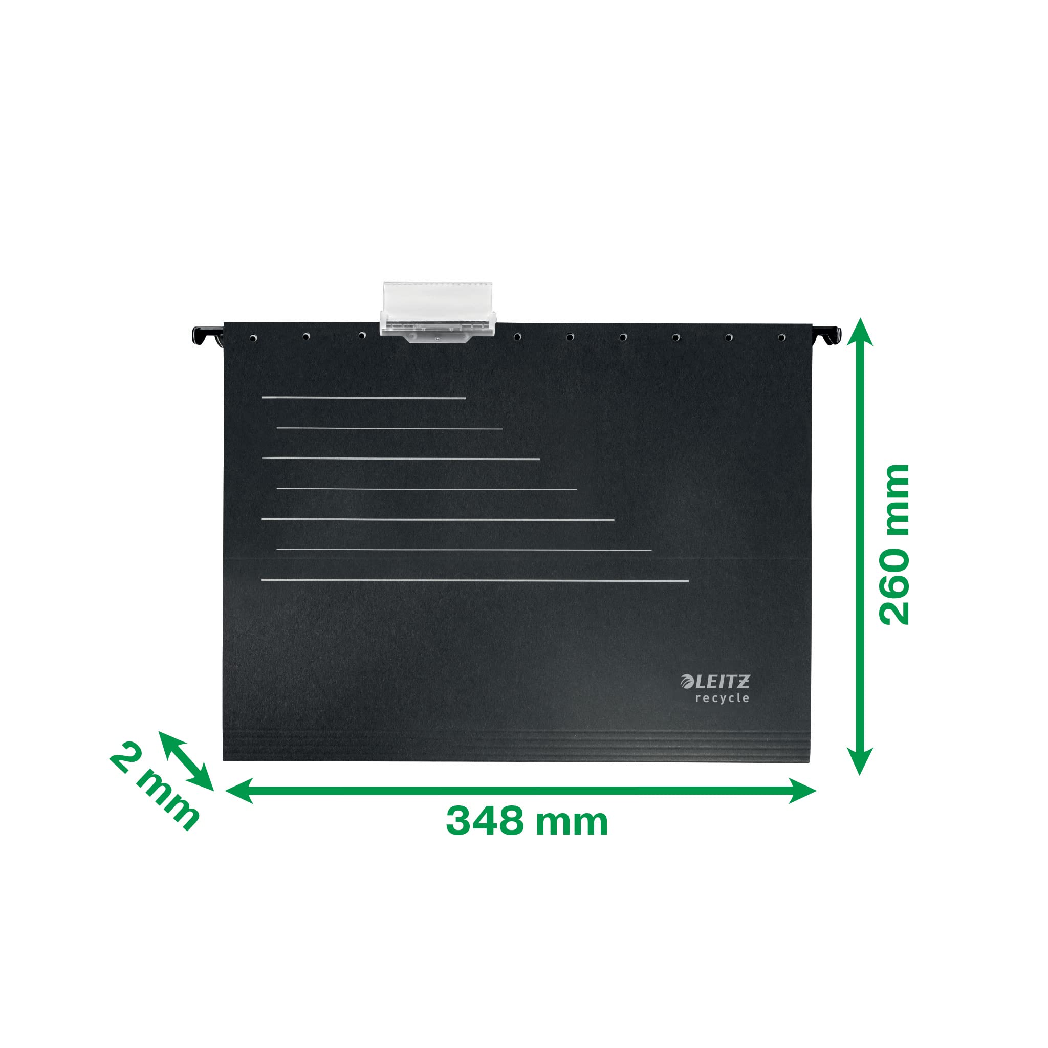 leitz-alpha-recycle-cartella-sospesa-a4-nero-grigio image 4
