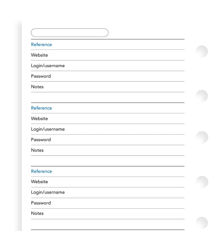filofax-password-paper-pocket-refill image 4