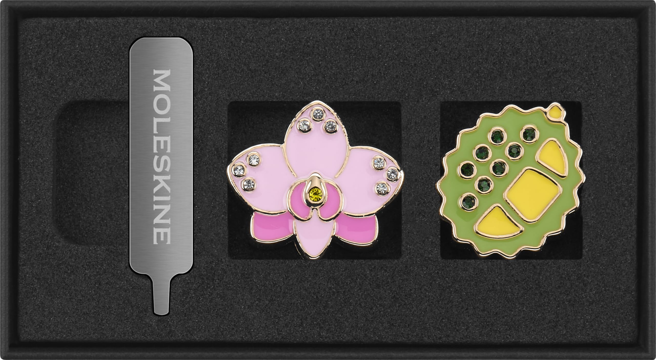 moleskine-pins-paesi-parigi-croissant-e-champagne-set-2-pezzi image 4