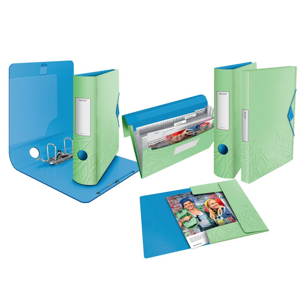 leitz-urban-chic-raccoglitore-a-leva-a4-dorso-8-2-cm-verde image 4
