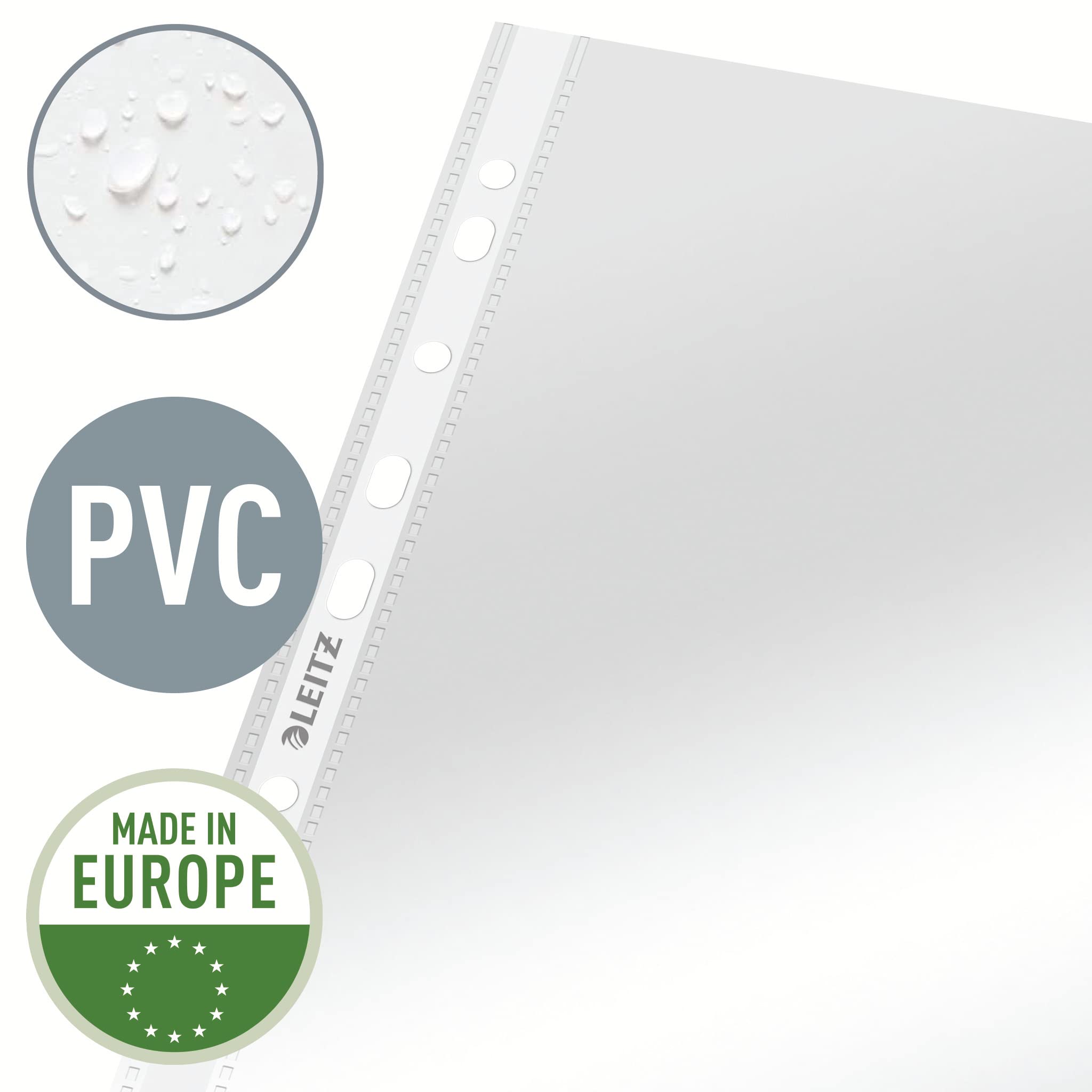 leitz-super-premium-4734-cartelline-portadocumenti-pvc-a4-trasparenti-10-pezzi image 3