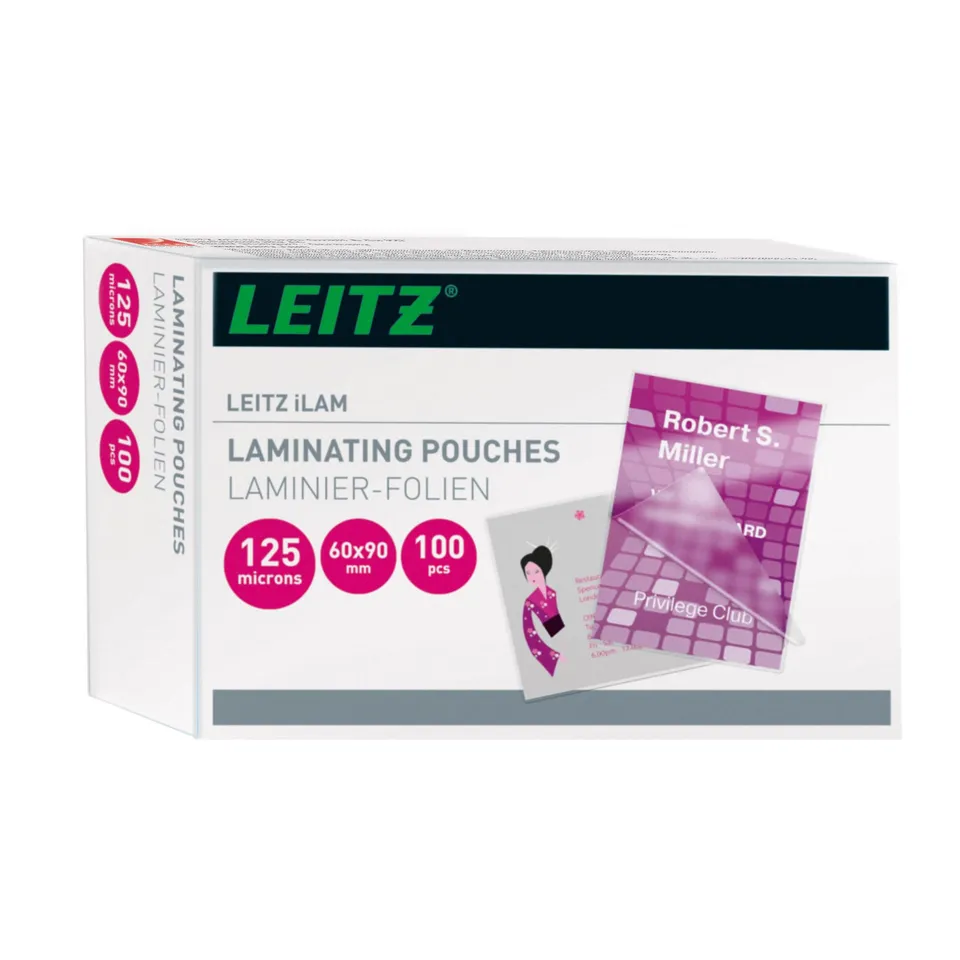 leitz-ilam-pouch-plastificazione-125-micron-60x90-mm-100-pz image 1