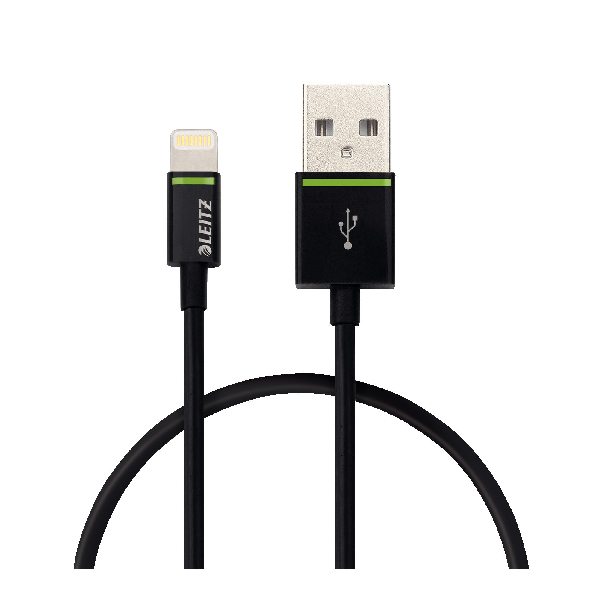 leitz-cavo-spiralato-lightning-usb-1m-nero-62150095 image 5