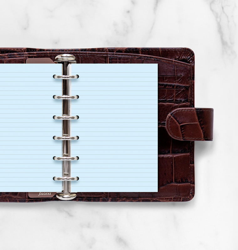 filofax-fogli-a-righe-azzurro-pocket-20-fogli image 3