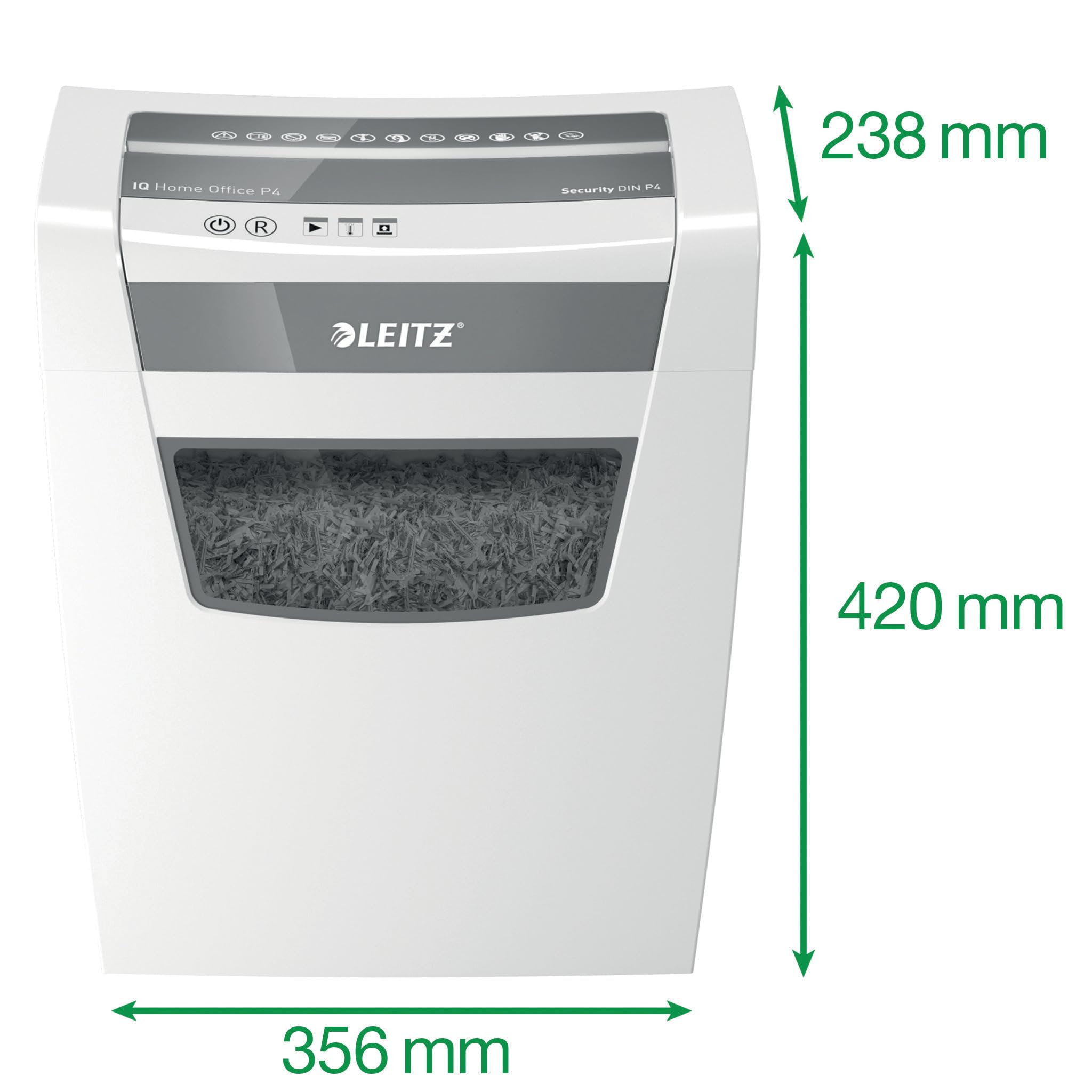 leitz-iq-home-office-distruggidocumenti-p4-23-litri-80090000 image 2