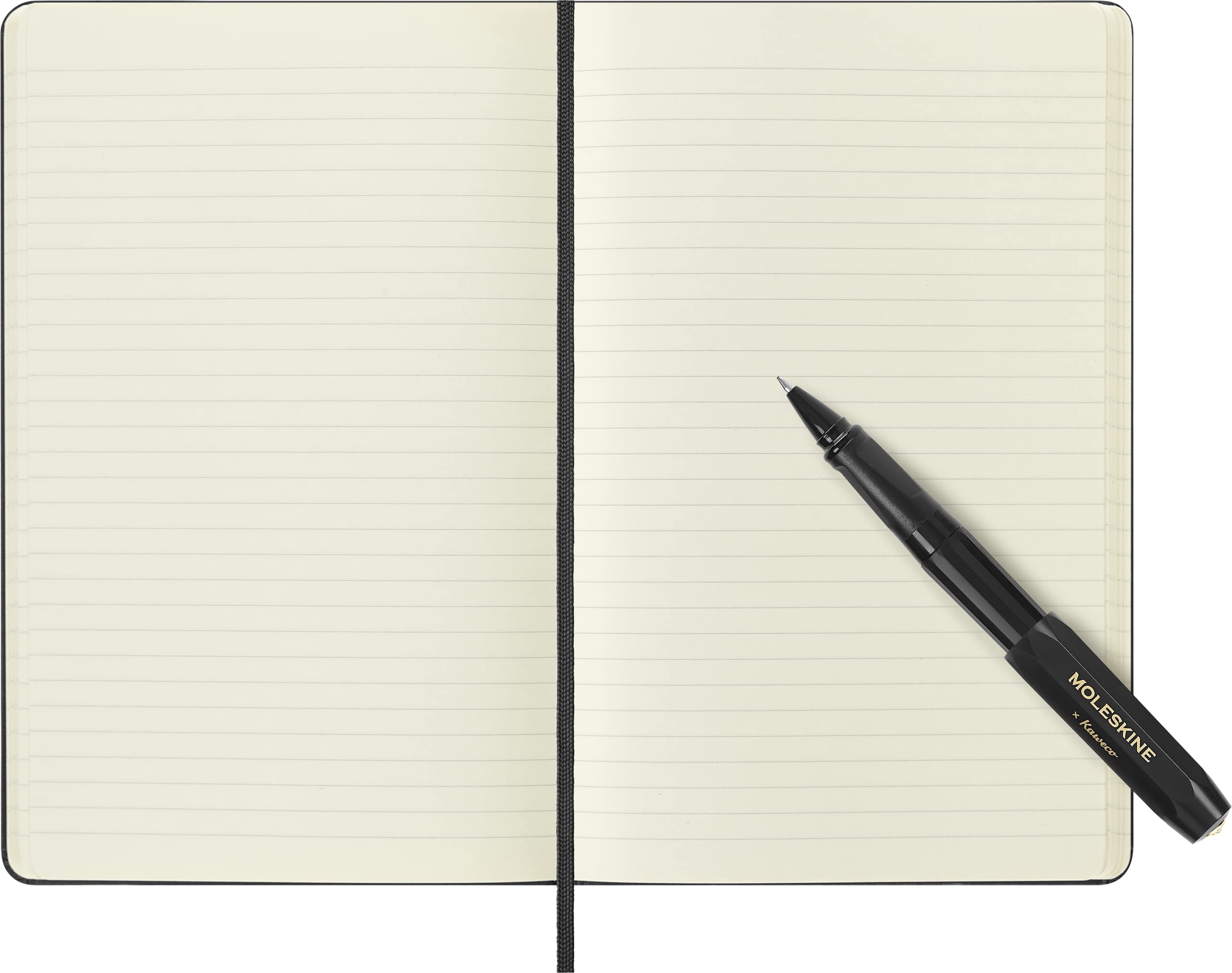 moleskine-classic-set-taccuino-large-13x21-cm-righe-penna-kaweco-nero image 5