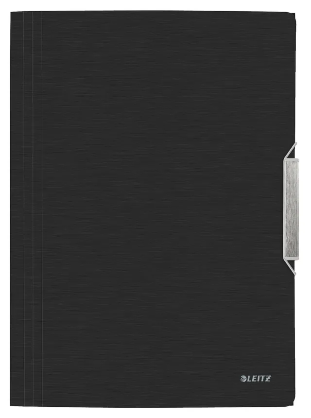 leitz-style-cartella-organizer-3-lembi-a4-nera-150-fogli-con-elastico image 1