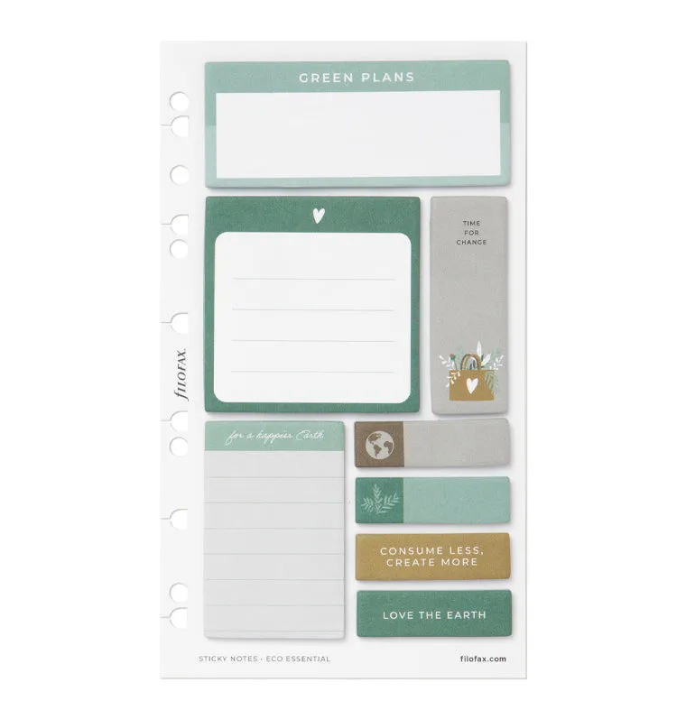 filofax-eco-essential-sticky-notes-set-foglietti-adesivi image 1