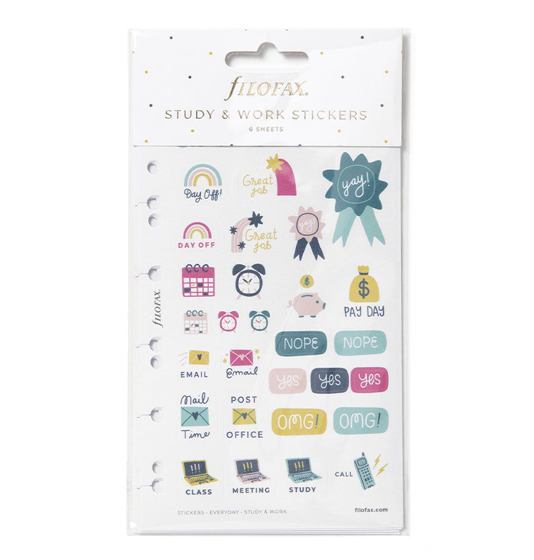 filofax-everyday-study-work-stickers-set-6-fogli-a5 image 6