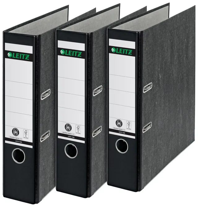 leitz-180a-raccoglitore-a4-nero-con-leva-180-conf-3-pezzi image 1