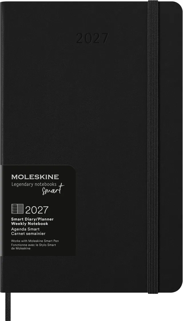 moleskine-smart-planner-2027-settimanale-large-nero-13x21-cm image 1