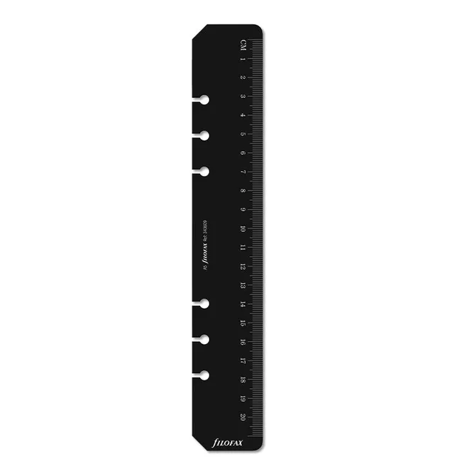 filofax-segnalibro-righello-a5-nero image 1