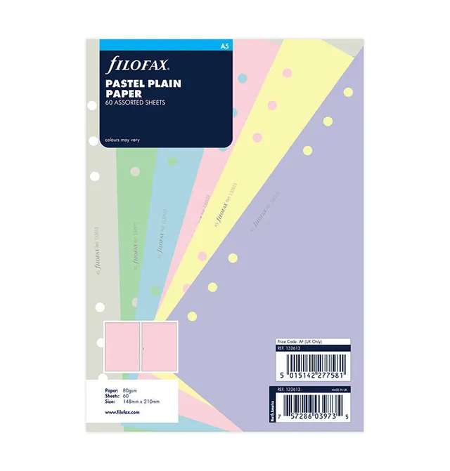 filofax-notepaper-refill-a5-pastello-neutro image 1