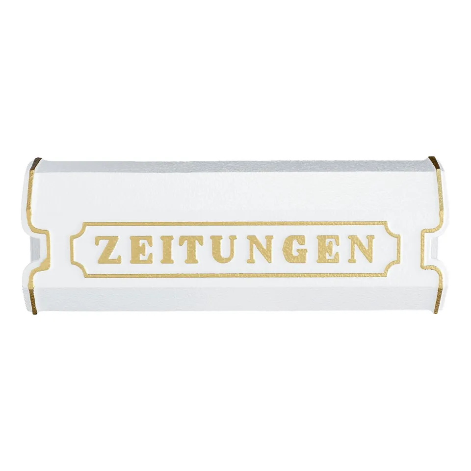 cassetta-portagiornali-burg-w-chter-zeitungsbox-1890-in-alluminio-bianco image 1