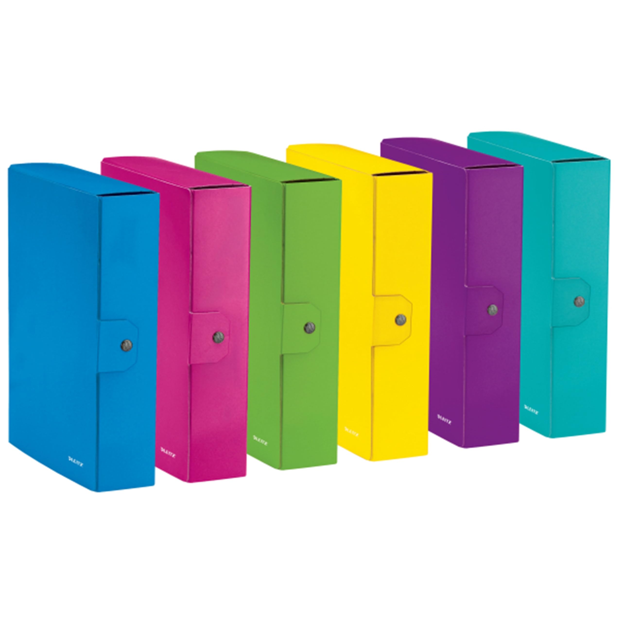 leitz-wow-scatola-portadocumenti-con-bottone-10-cm-blu-metallizzato image 4