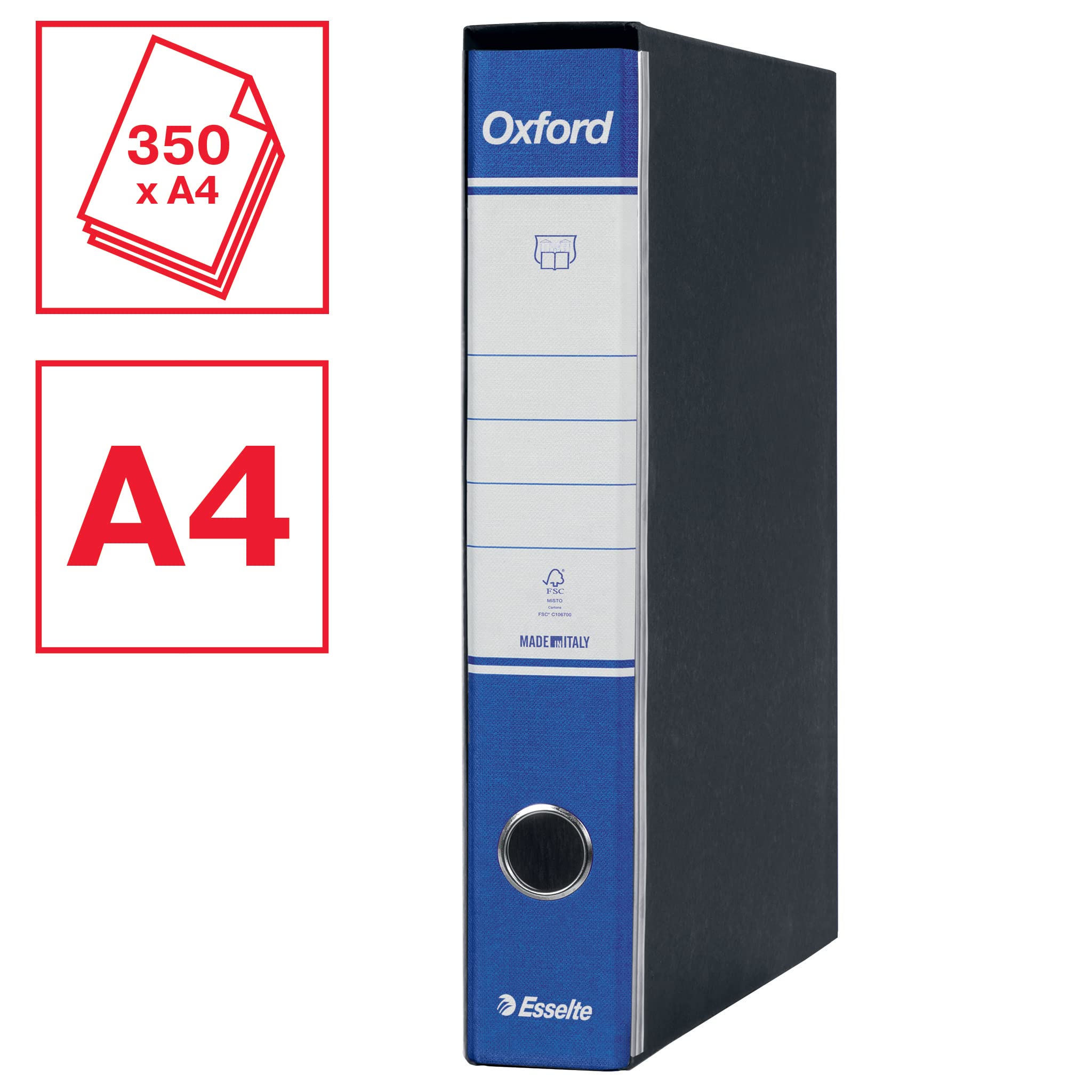 esselte-oxford-g82-registratore-commerciale-dorso-5-cm-blu-1-pezzo image 2