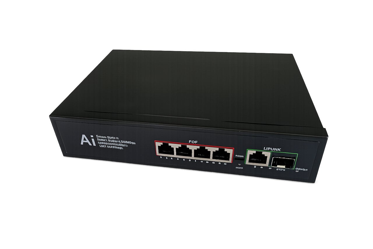 burg-w-chter-bwswitch-switch-gigabit-6-porte-2x-ethernet-4x-sfp-fibra image 1