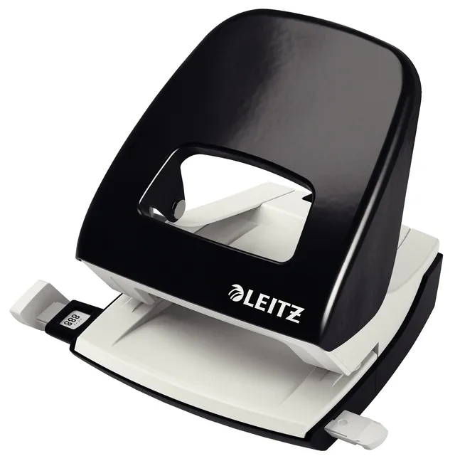 leitz-nexxt-perforatrice-da-ufficio-2-fori-30-fogli-nero-metallo-50080095 image 1