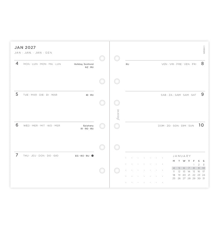 filofax-diario-settimanale-minimal-pocket-multilingua-2027 image 4