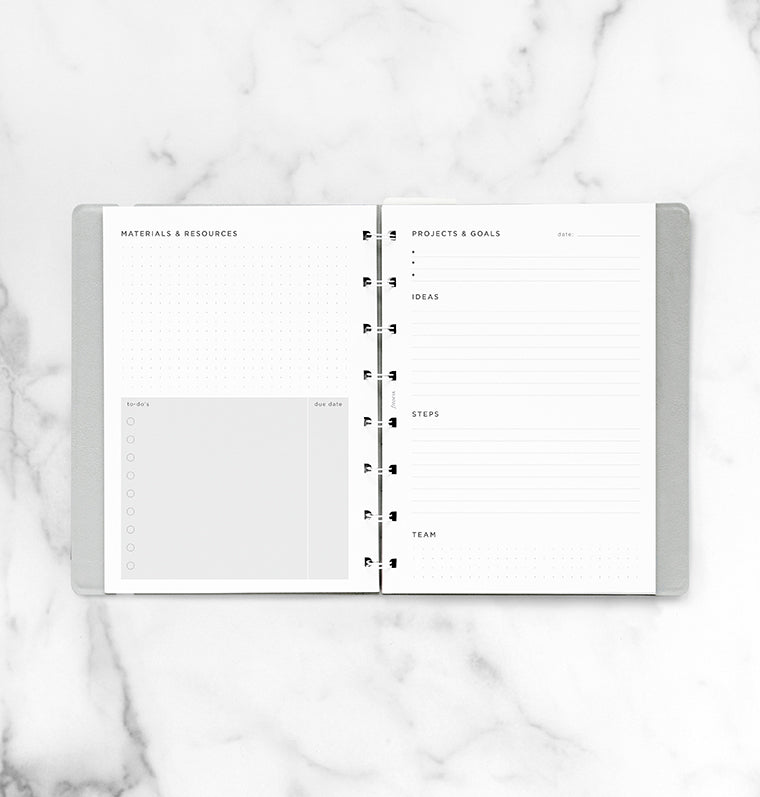 filofax-projects-goals-notebook-refill-a5-56-fogli image 3