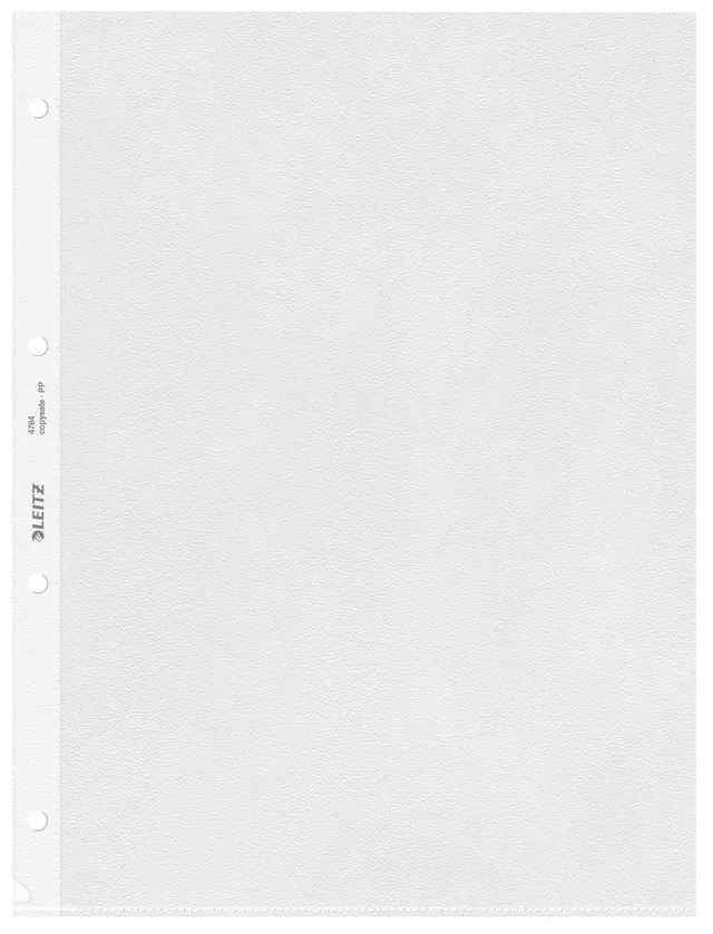 leitz-cartellina-portadocumenti-a4-pp-goffrato-trasparente-180 image 1