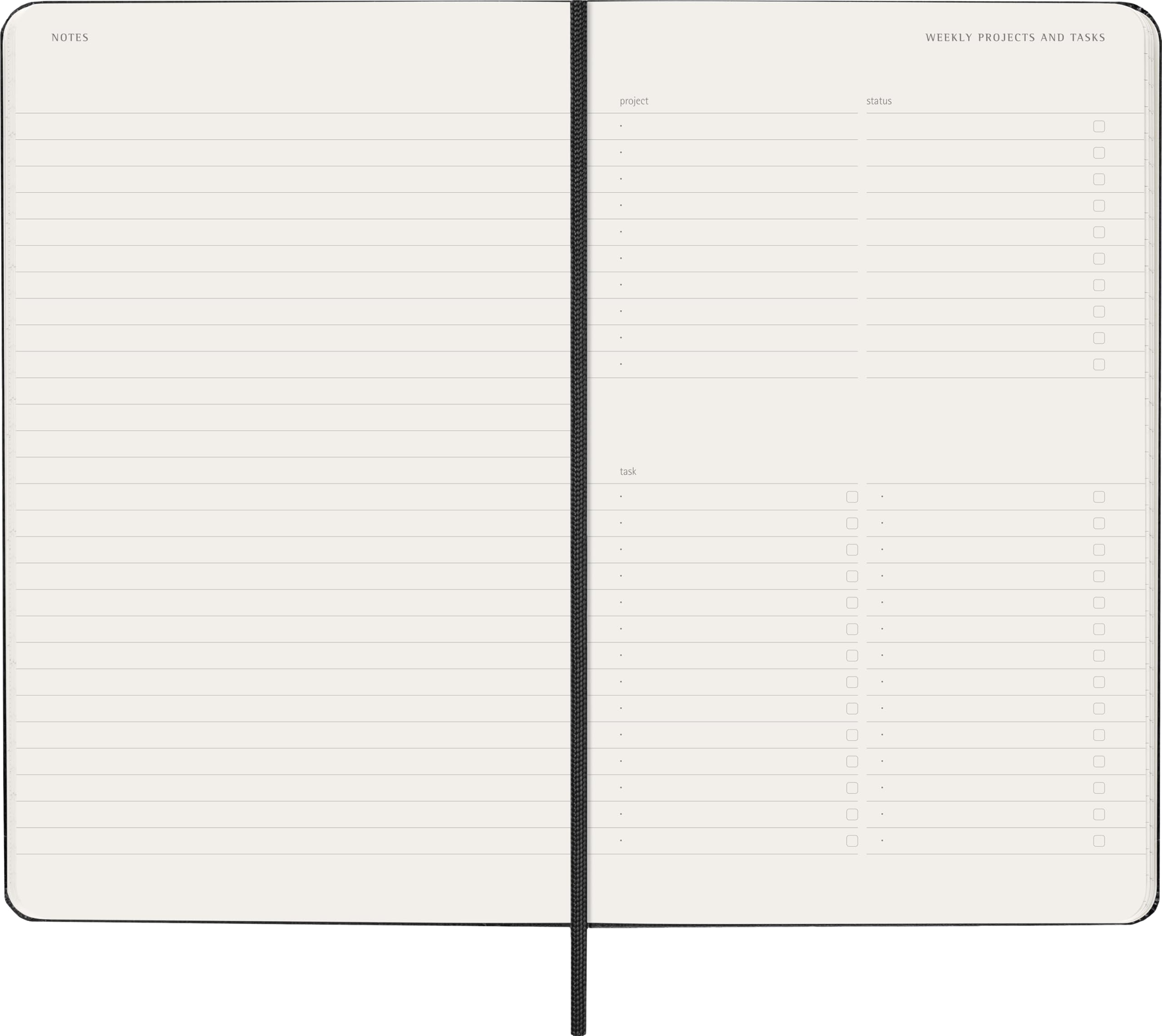 moleskine-pro-planner-2027-verticale-settimanale-large-nero-13x21-cm image 3