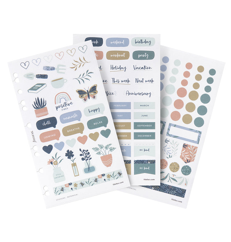 filofax-botanical-stickers-adesivi-per-organiser-a5-e-personal image 1