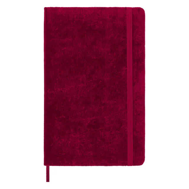 moleskine-velvet-limited-edition-taccuino-copertina-rigida-large-righe-rosa-cycl image 1