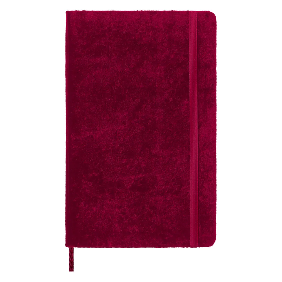 moleskine-velvet-limited-edition-taccuino-copertina-rigida-large-righe-rosa-cycl image 1