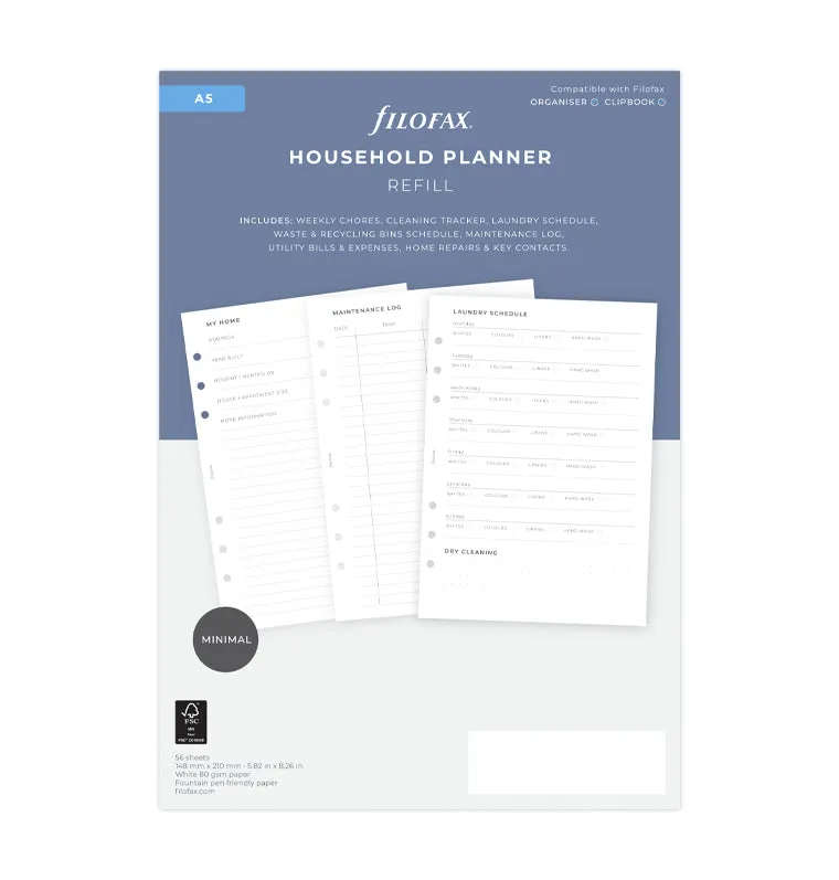 filofax-planner-gestione-domestica-a5 image 1