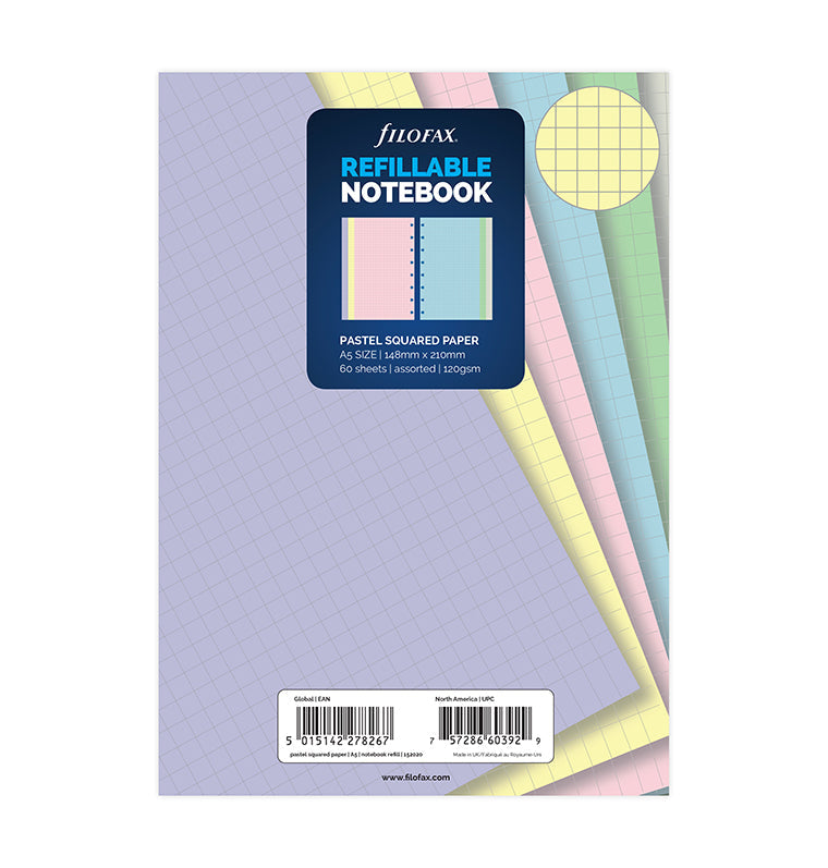 filofax-notebook-refill-a5-pastello-a-quadretti image 1
