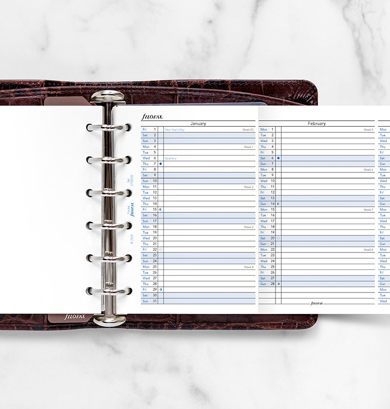 filofax-planner-annuale-verticale-pocket-2027-inglese image 2