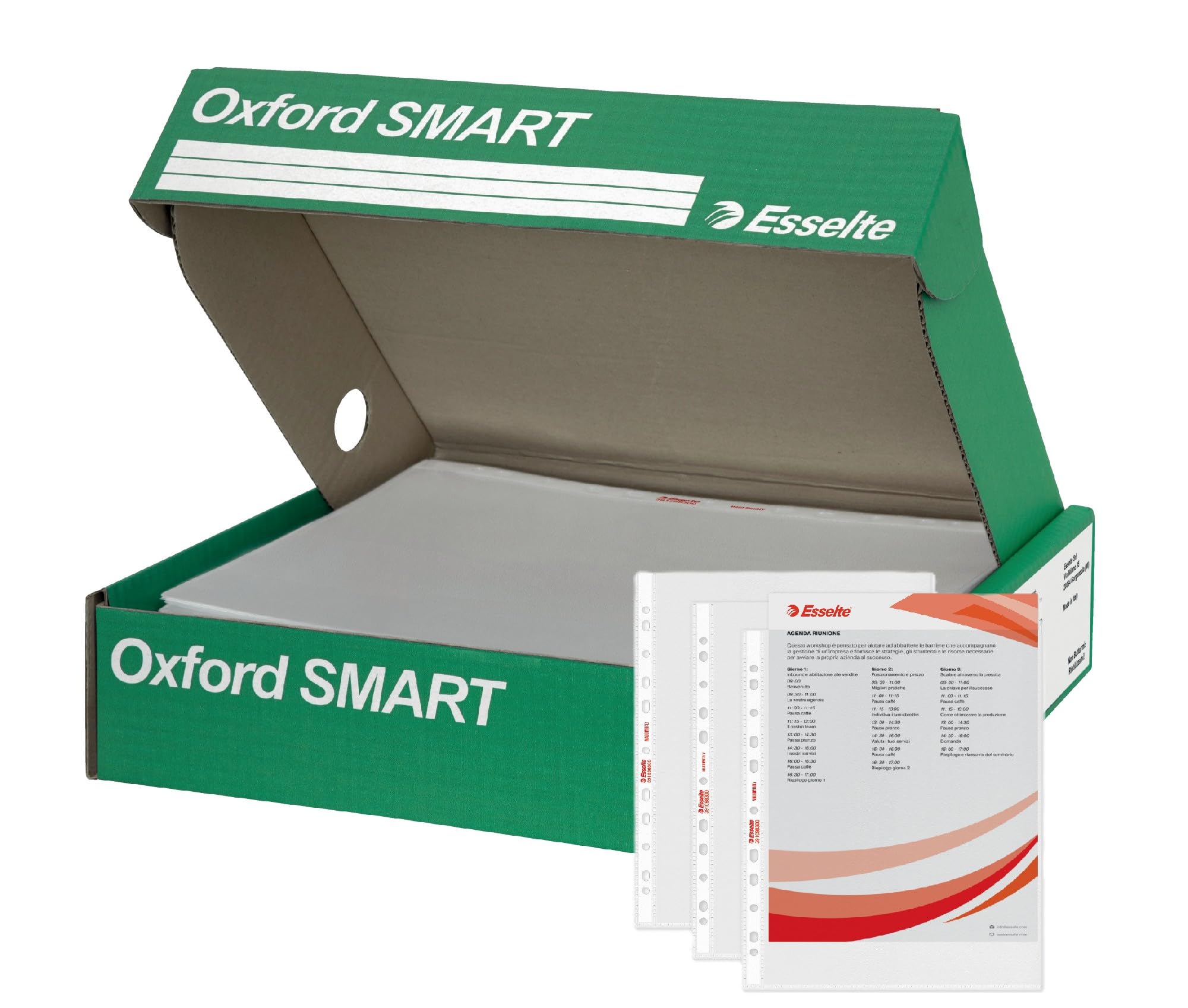 esselte-oxford-smart-400-buste-trasparenti-a4-con-box image 8