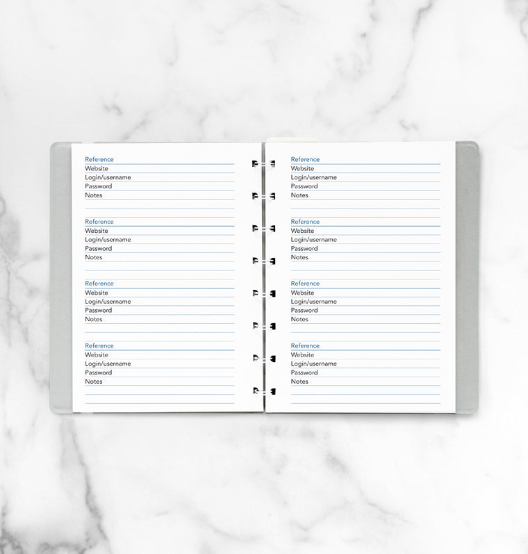 filofax-notebook-password-refill-pocket image 4