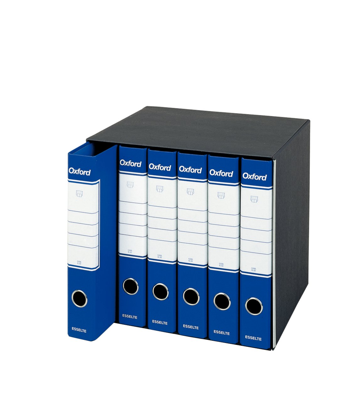 esselte-oxford-gruppo-4-registratori-a-leva-blu-con-custodia-8-cm image 6