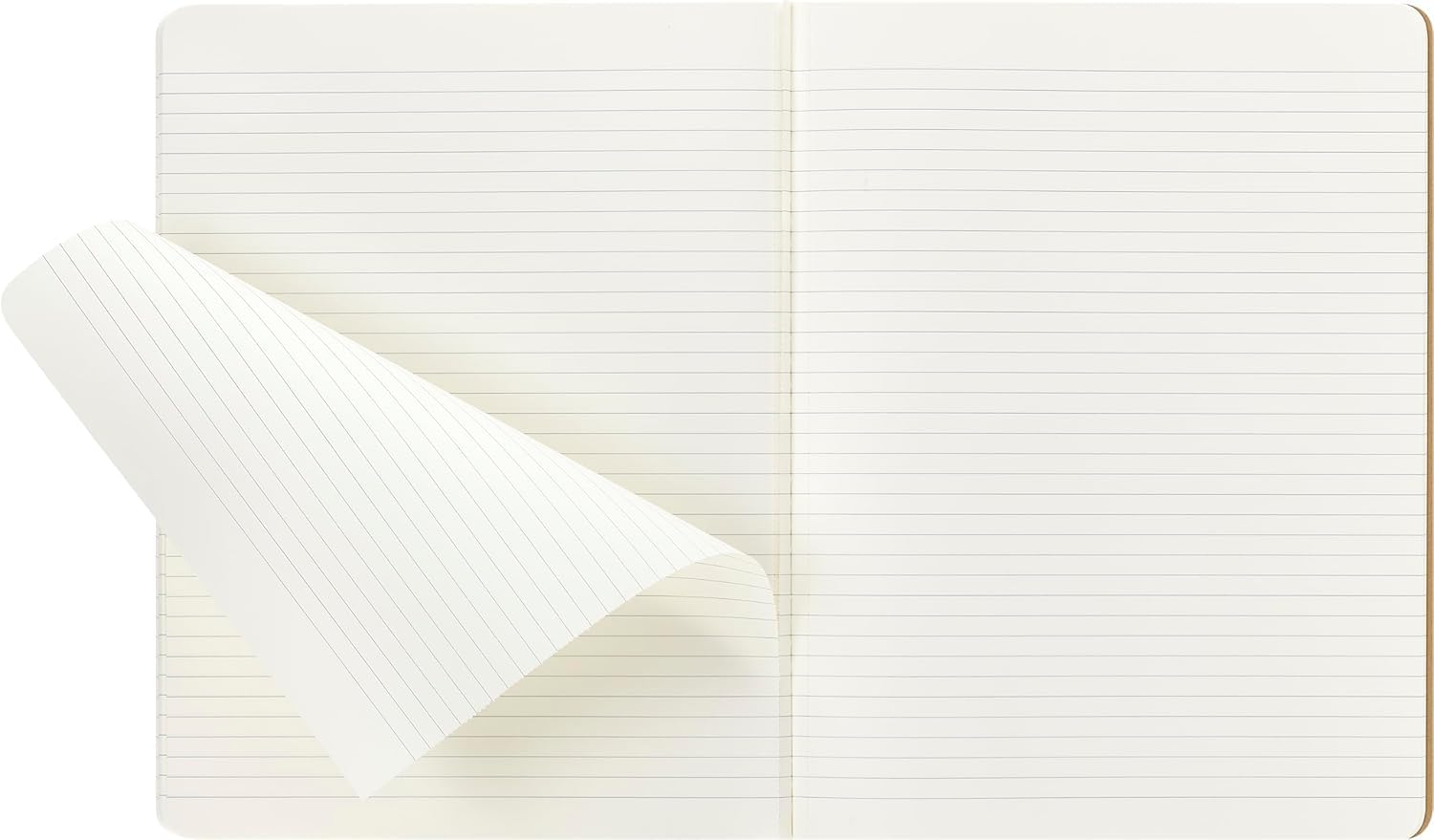 moleskine-cahier-journal-set-3-quaderni-a-righe-xl-marrone image 4