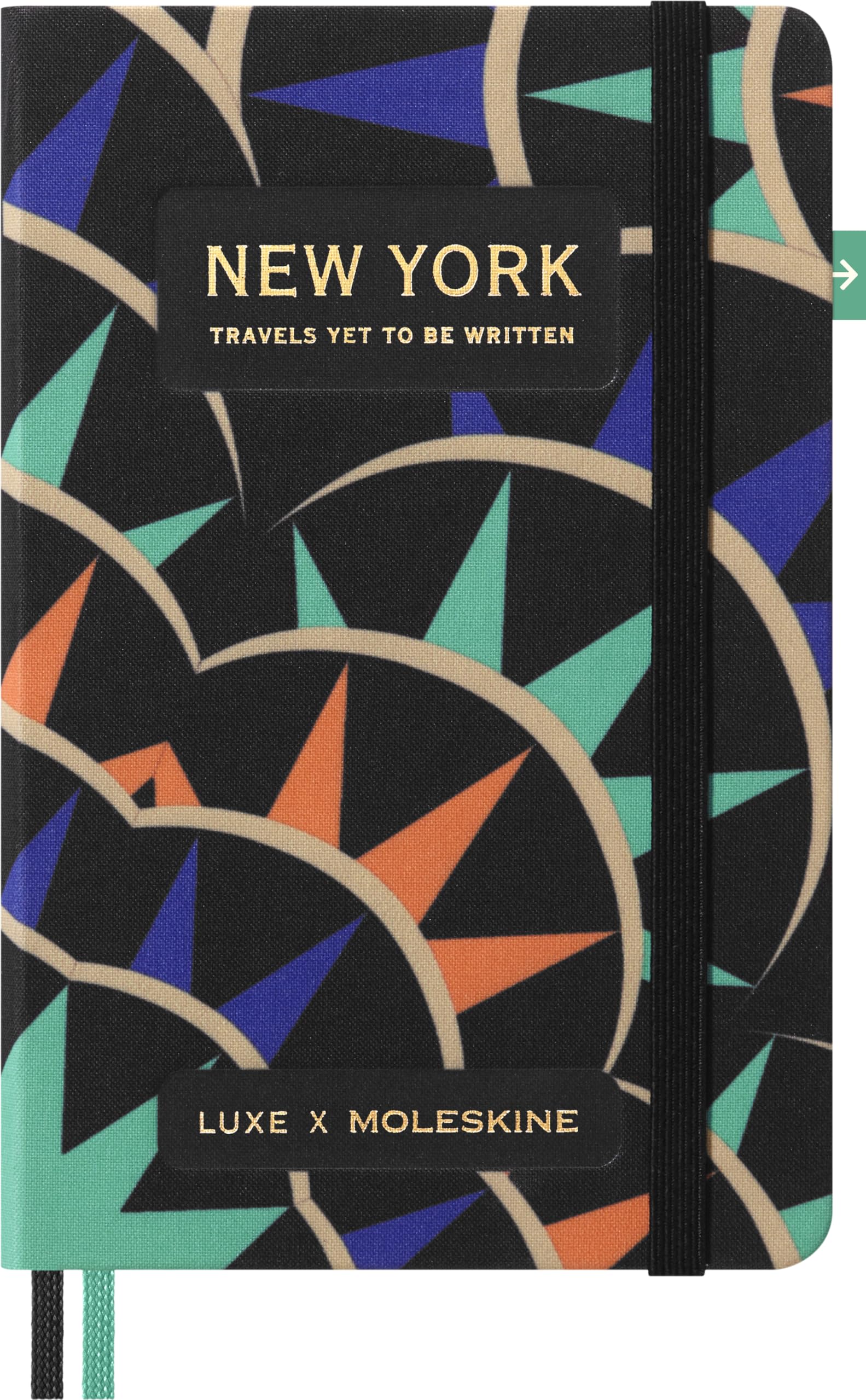 moleskine-luxe-taccuino-new-york-city-pocket-9x14-cm-copertina-rigida-in-tessuto image 1