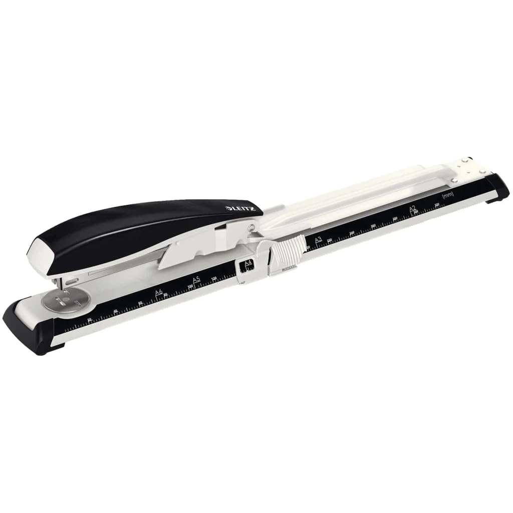 leitz-nexxt-cucitrice-da-ufficio-con-braccio-lungo-40-fogli-nero-55600095 image 1