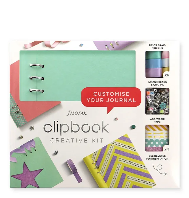 filofax-clipbook-a5-creative-kit-set-diy-con-accessori image 1