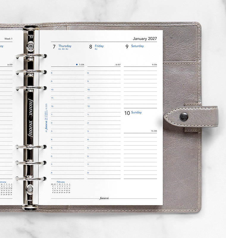 filofax-the-original-diario-2027-settimanale-appuntamenti-a5-inglese-carta-ricic image 2