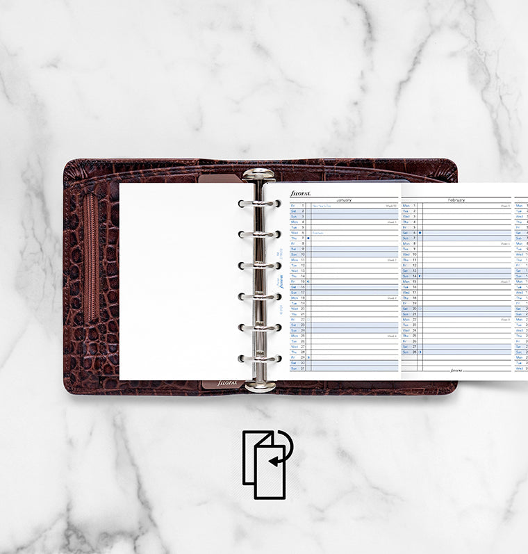 filofax-planner-annuale-verticale-pocket-2027-inglese image 3