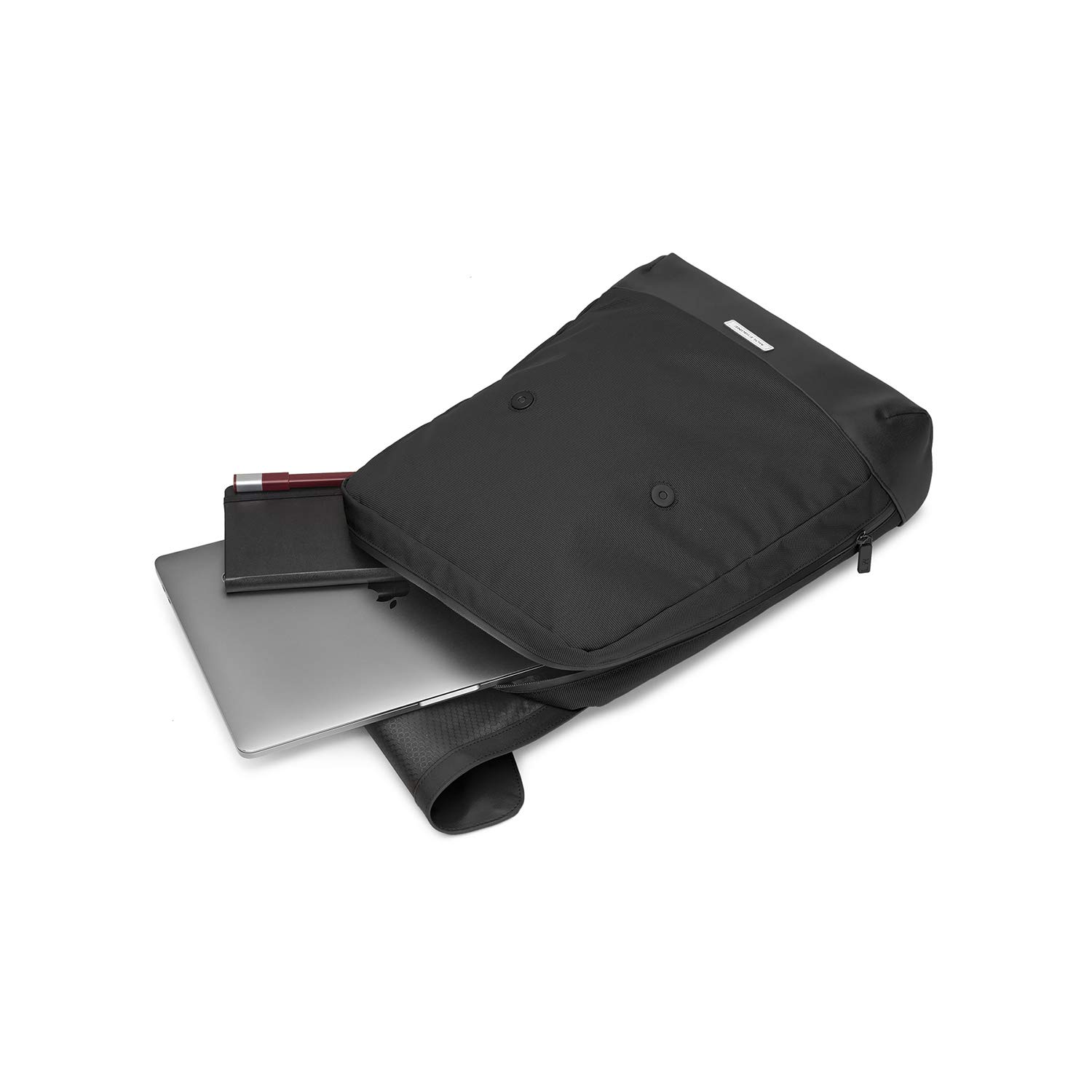 moleskine-metro-zaino-slim-15-pollici-nero-31x42x10-cm image 4